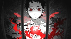 Anime close-up monochrome Deadman Wonderland Igarashi Ganta