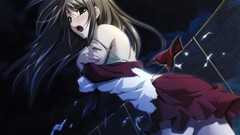 Anime clothes anime girls open mouth torn clothing