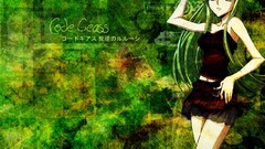 Anime code geass anime girls C.C. (Code Geass) glasses