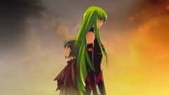 Anime code geass anime girls green hair C.C. (Code Geass)