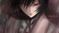 Anime code geass black hair lamperouge lelouch