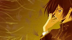 Anime code geass black hair lamperouge lelouch