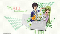 Anime code geass lamperouge lelouch C & C