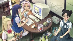 Anime Computers anime girls magazines hyuuga hinata yamanaka 