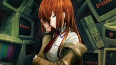 Anime Computers anime girls makise kurisu steins gate