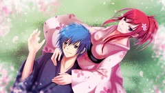 Anime couple fairy tail Scarlet Erza Gerard Fermandes