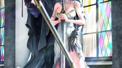 Anime couple Swords