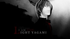 Anime death note Yagami Light selective coloring