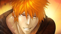 Anime drawings bleach kurosaki ichigo digital art