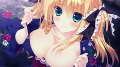 Anime drawings blondes anime girls blue eyes hoshizora e kakaru 