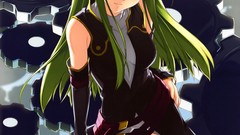 Anime dress anime girls code geass green hair C & C scans 