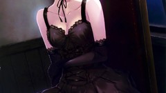 Anime dress anime girls innocent grey