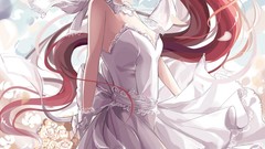 Anime dress anime girls mahou shoujo madoka magica sakura 