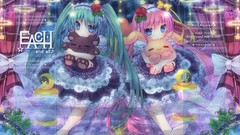Anime dress barefoot anime girls hatsune miku vocaloid megurine 
