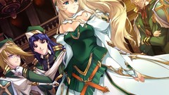 Anime dress blondes long hair anime girls short hair