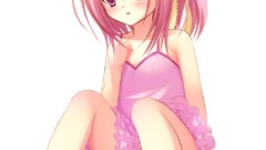 Anime dress blush minato tomoka Simple Background