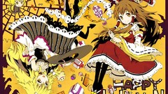 Anime dress Candies Halloween hakurei reimu touhou kirisame 