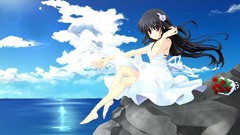 Anime dress long hair