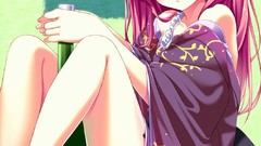 Anime dress long hair