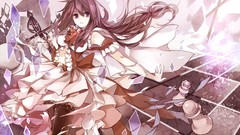 Anime dress long hair anime girls