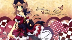 Anime dress long hair anime girls artwork