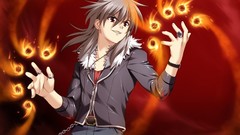 Anime dress long hair school uniforms short hair