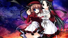 Anime dress long hair school uniforms short hair soft shading 