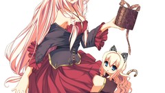 Anime dress long hair vocaloid ia nekomimi animal ears Simple 