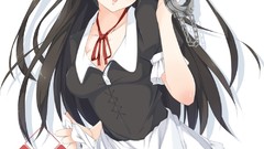 Anime dress Manga red eyes stockings anime girls maids mayo 