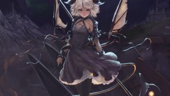 Anime dress short hair tails