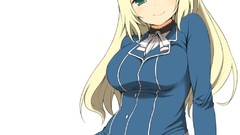 Anime dress stockings anime girls green eyes