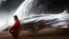 Anime Earth Sharks unleashed outer space futuristic