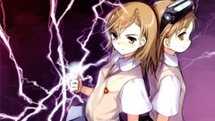 Anime electricity anime girls goggles misaka mikoto toaru 