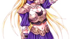 Anime elves blondes long hair anime girls artwork yamashita 