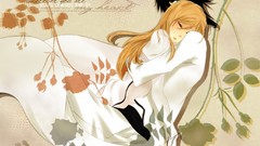 Anime embrace bleach inoue orihime Ulquiorra Cifer