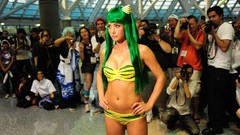 Anime Expo legs woman