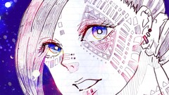 Anime faces anime girls blue eyes