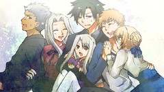 Anime family saber anime girls fate zero irisviel von einzbern 