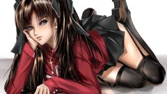 Anime fate stay night tohsaka rin fate series soft shading