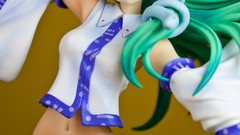Anime figurines anime girls kochiya sanae green hair touhou 