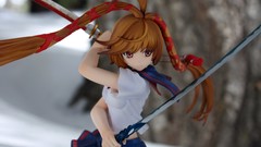 Anime figurines anime girls school uniforms toys (children) PVC 