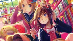 Anime fuji choko striped legwear