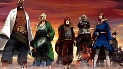 Anime Gaara tsunade raikage mei terumi mizukage tsuchikage 