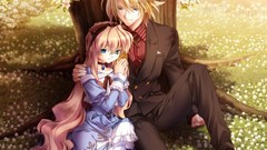 Anime Garden Japanese anime girls