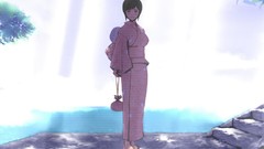 Anime geta Pink Dress Japanese clothes