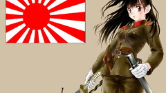 Anime girl soldier Japan
