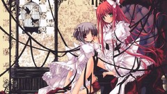 Anime girl widescreen sage