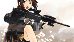 Anime girls ACOG brunettes