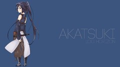 anime girls Akatsuki (Log Horizon) Log Horizon blue background