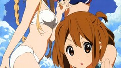 Anime girls akiyama mio k - on hirasawa yui